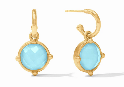 Julie Vos Honeybee Hoop & Charm Earring