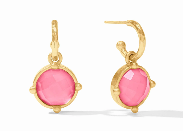 Julie Vos Honeybee Hoop & Charm Earring