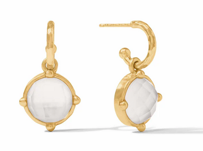 Julie Vos Honeybee Hoop & Charm Earring