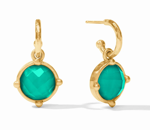 Julie Vos Honeybee Hoop & Charm Earring