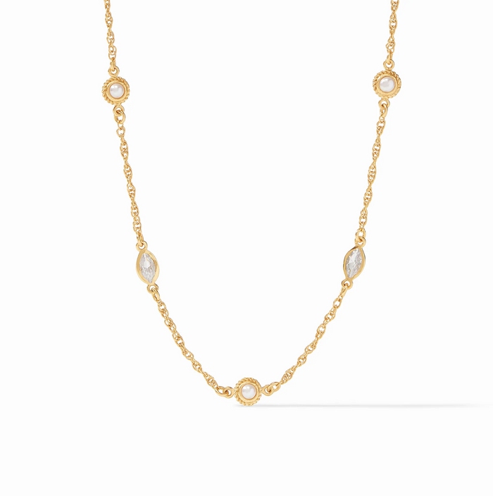 Julie Vos Monaco Delicate Station Necklace
