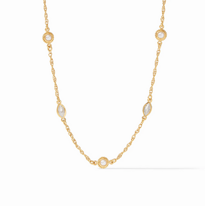 Julie Vos Monaco Delicate Station Necklace