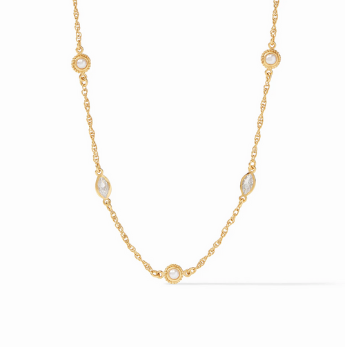 Julie Vos Monaco Delicate Station Necklace