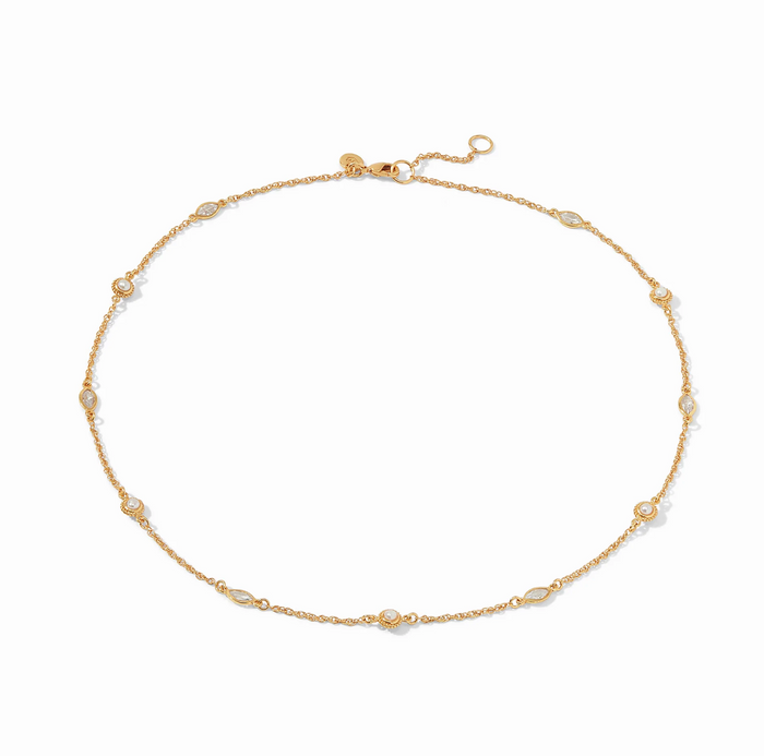 Julie Vos Monaco Delicate Station Necklace