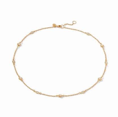Julie Vos Monaco Delicate Station Necklace