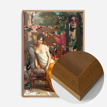 21x30cm | 8¼ x 11¾in / Oak Wood Frame