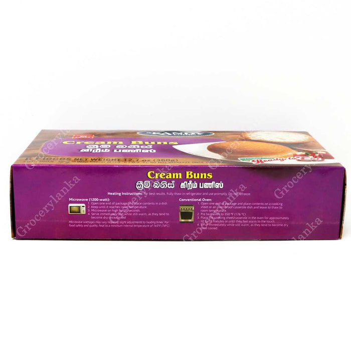 Kandy Foods Cream Buns – 6 Buns (Frozen) (In-Store Pickup Only / Please order a separate Frozen Shipping Kit in order to ship this item*)Frozen (In-Store Pickup Only / Please order a separate Frozen Shipping Kit in order to ship this item*)