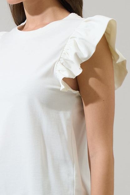 Karis Ruffle Knit Top