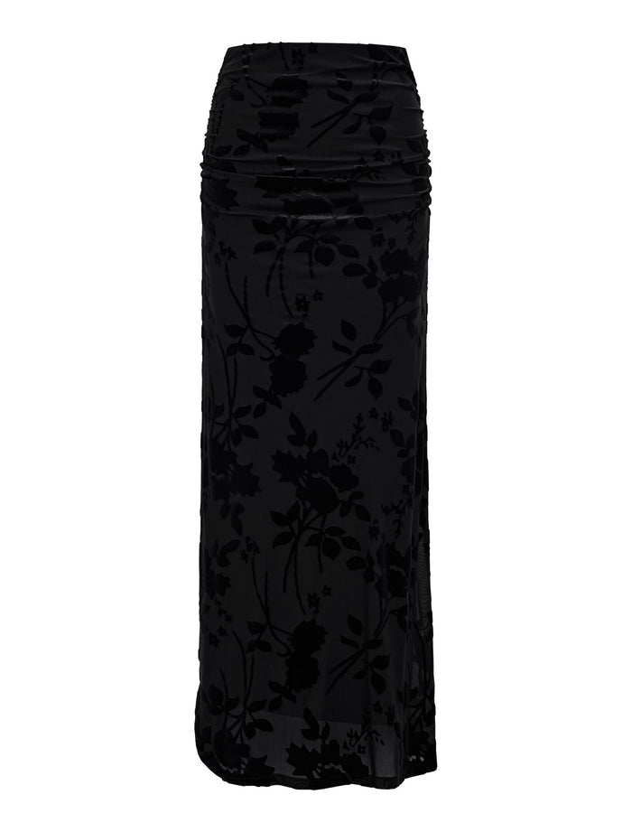 Kenzie Mesh Burn Out Skirt Forever New