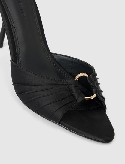 Kiana Gold Ring Detail Mule Heel Forever New
