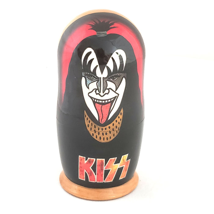 Kiss rock band stacking doll