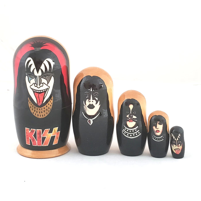 kiss band nesting doll