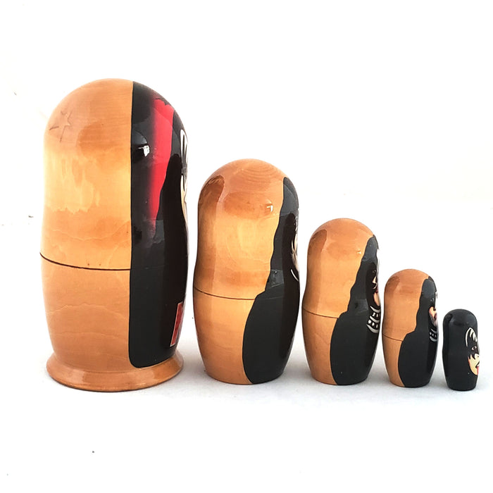 Kiss rock band matryoshka