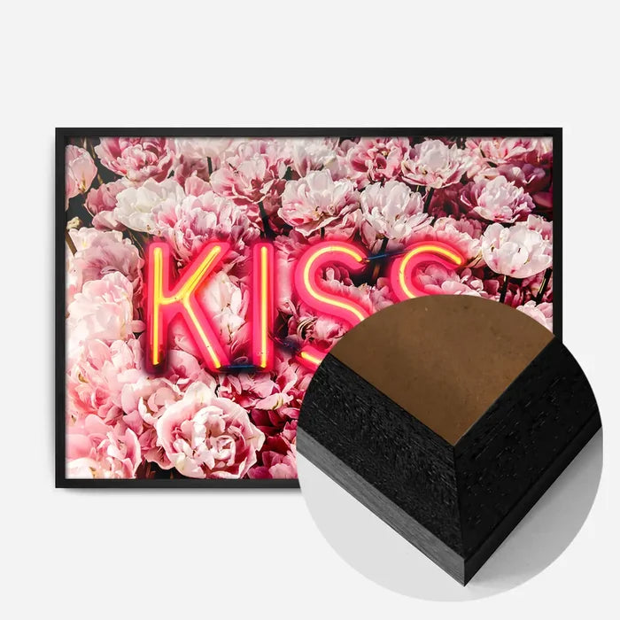21x30cm | 8¼ x 11¾in / Black Wood Frame