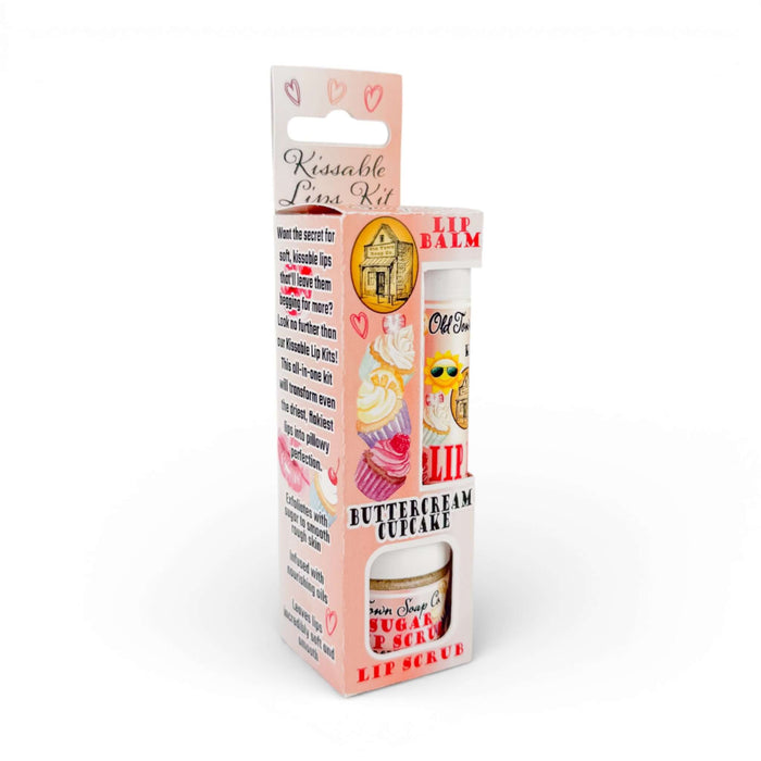 Kissable Lips Sugar Scrub & Lip Balm Kits - Old Town Soap Co.