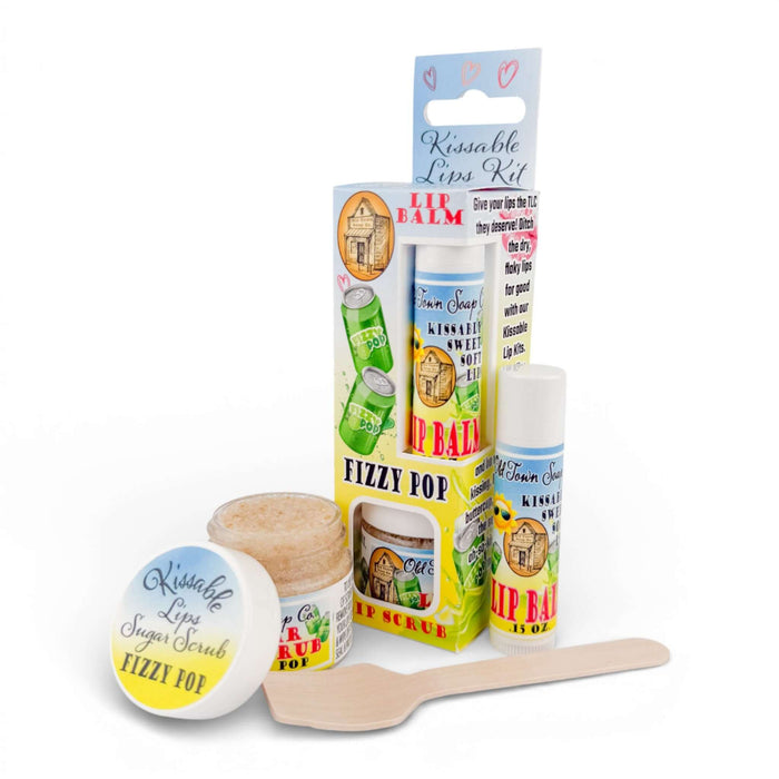 Kissable Lips Sugar Scrub & Lip Balm Kits - Old Town Soap Co.