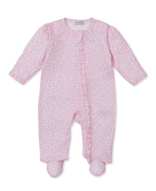 Kissy Kissy Ruffle Zip Footie in Fall in Bloom