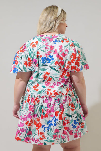Kivia Blossom Rock A By Trapeze Mini Dress Curve
