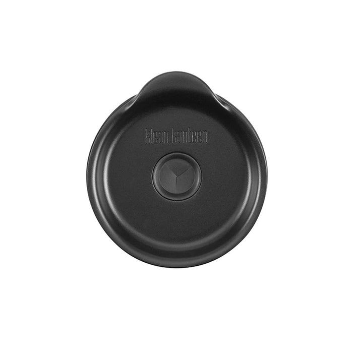 Studio shot on a white background of Klean Kanteen replacement tumbler straw lid in black
