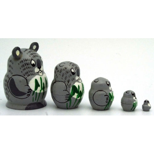Koala Miniature Nesting Doll Set