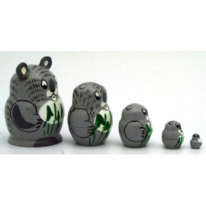 Koala Miniature Nesting Doll Set