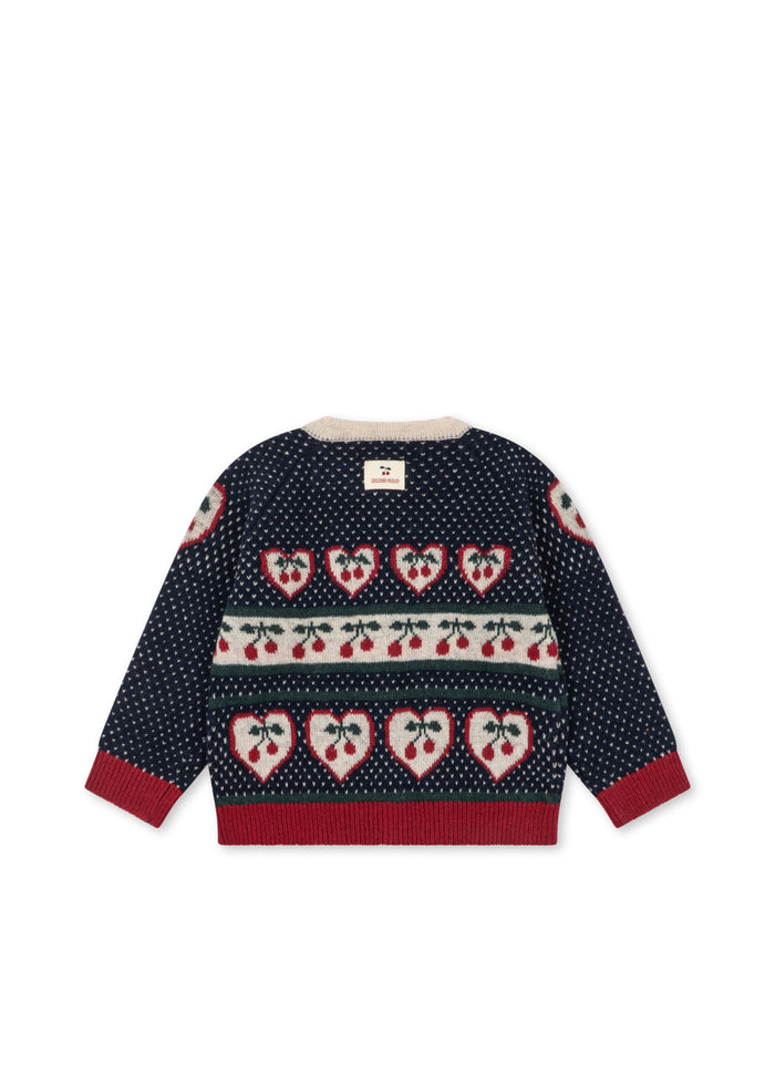 Konges Sløjd Belou Cardigan in Cherry