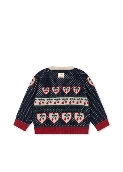 Konges Sløjd Belou Cardigan in Cherry