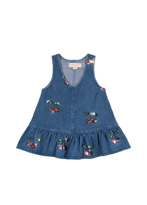 Konges Sløjd Magot Sequin Dress in Cherry Sequin