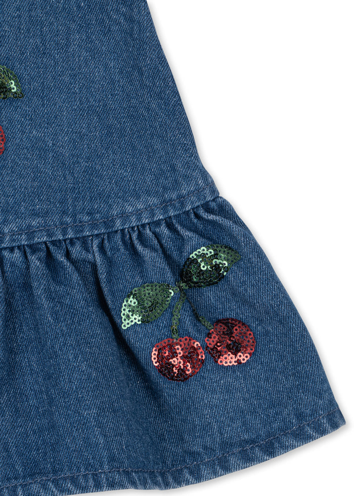 Konges Sløjd Magot Sequin Dress in Cherry Sequin
