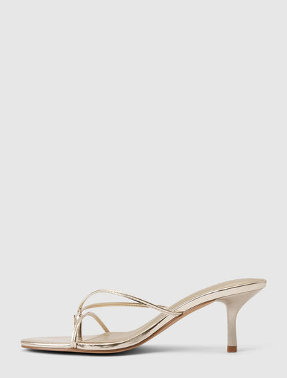 Kyla Thin Strippy Toe Post Sandal Heel Forever New