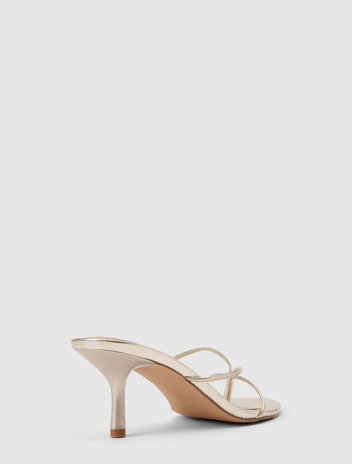 Kyla Thin Strippy Toe Post Sandal Heel Forever New