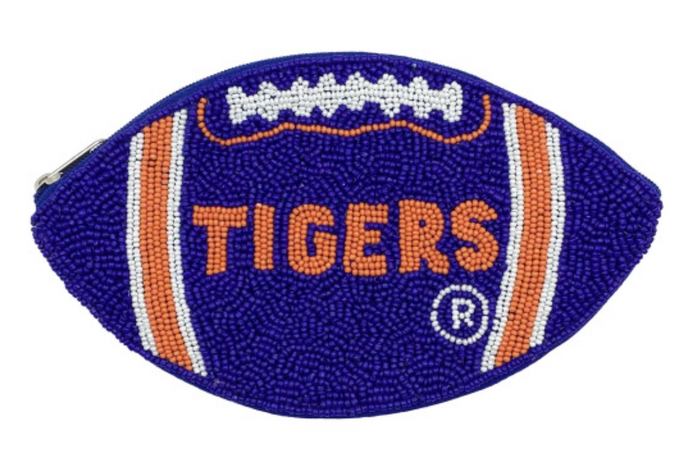 LA Chic Collegiate Beaded Coin Pouch