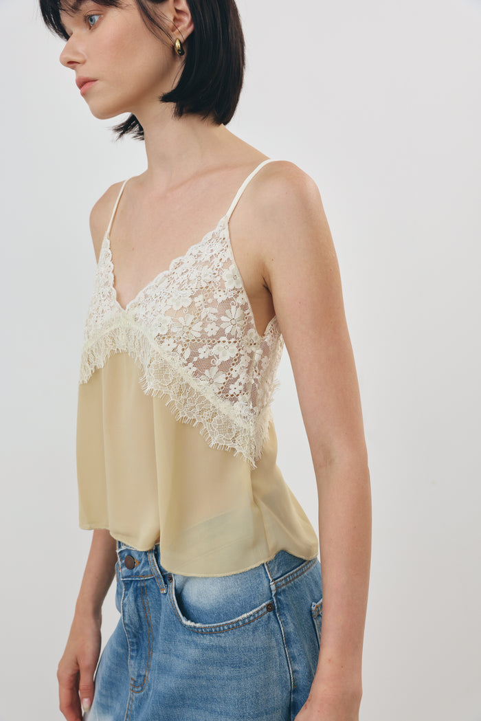 Lace Trim Top