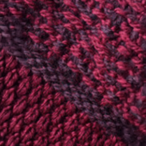 Ladies Fairisle Merino Wool Mittens - Burgundy Pink #color_burgundy-pink