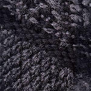 Ladies Fairisle Merino Wool Mittens - Charcoal Black #color_charcoal-black