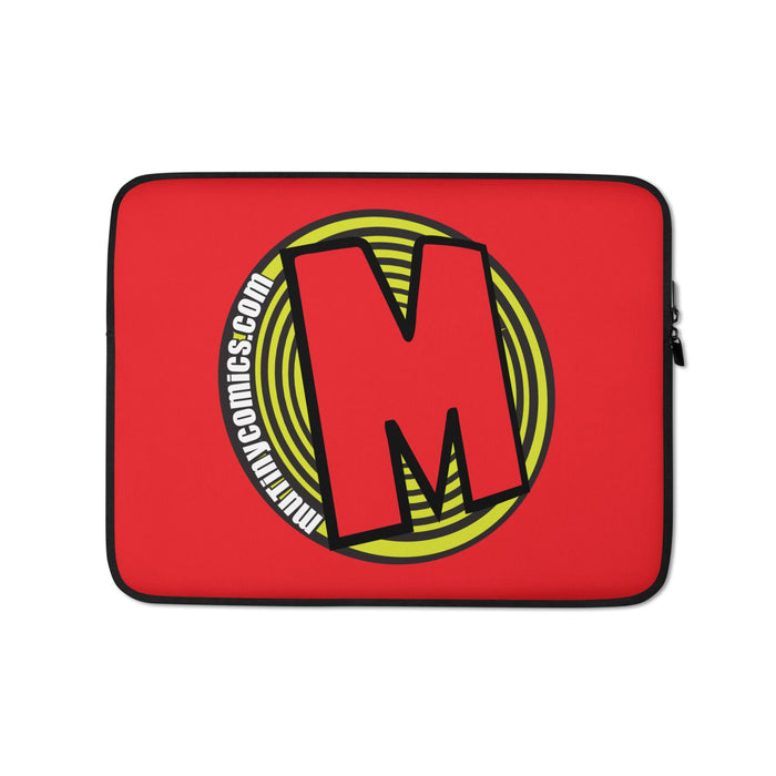 Laptop Sleeve, MUTINY Hypno Logo Mutiny Comics & Coffee Online