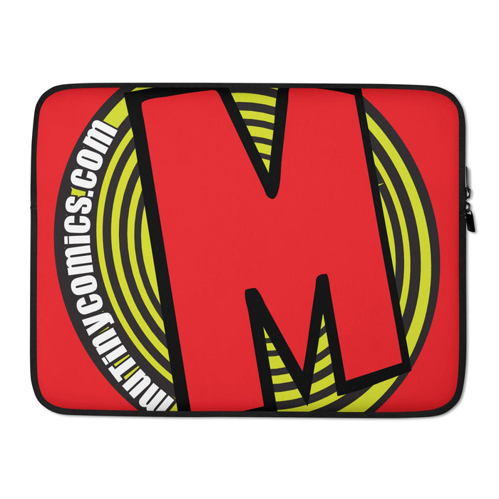 Laptop Sleeve, MUTINY Hypno Logo Mutiny Comics & Coffee Online