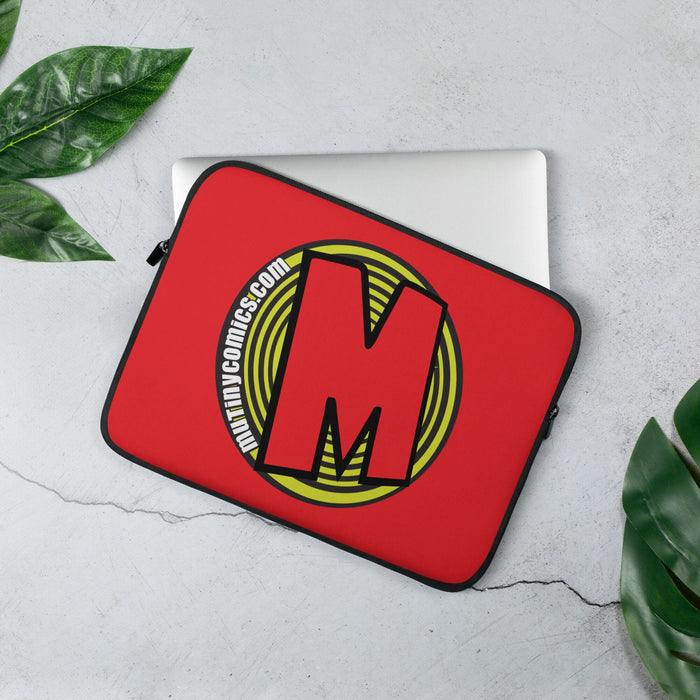 Laptop Sleeve, MUTINY Hypno Logo Mutiny Comics & Coffee Online