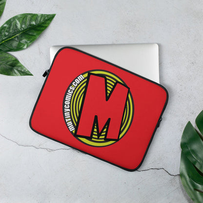 Laptop Sleeve, MUTINY Hypno Logo Mutiny Comics & Coffee Online