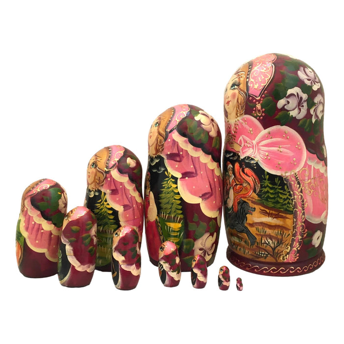 Large Nesting Dolls Colorful 7 Pieces Set BuyRussianGifts Store