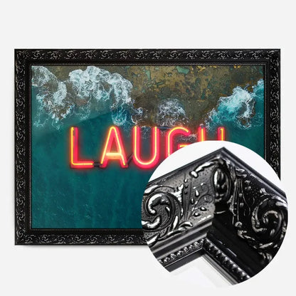 21x30cm | 8¼ x 11¾in / Black Ornate Frame