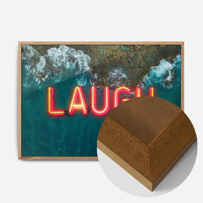21x30cm | 8¼ x 11¾in / Oak Wood Frame