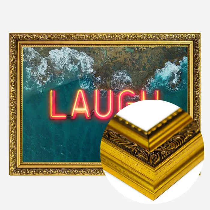 21x30cm | 8¼ x 11¾in / Gold Ornate Frame