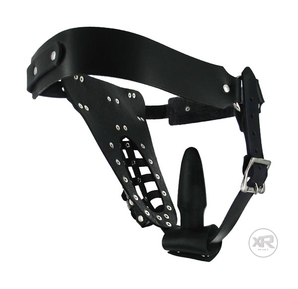Leather Male Chastity Belt