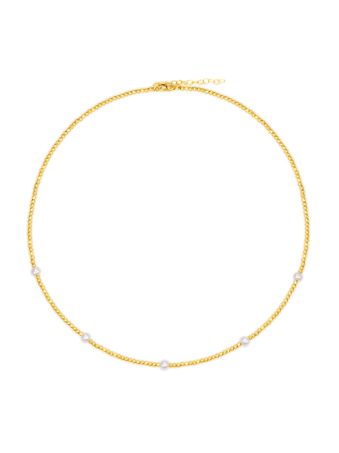 LeMel Anna Pearl Beaded Necklace