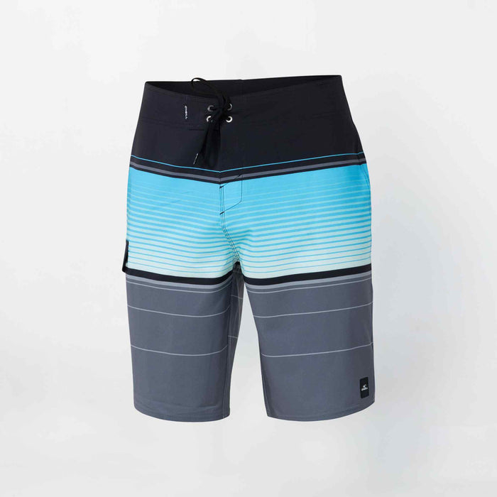 Lennox Stripe 21" Boardshort - Black
