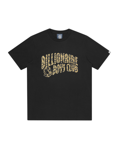 Leopard Print Arch Logo T-Shirt