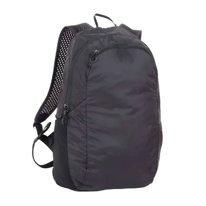 Lifeventure Packable Backpack in 16 Litres  capacity in black on a white background