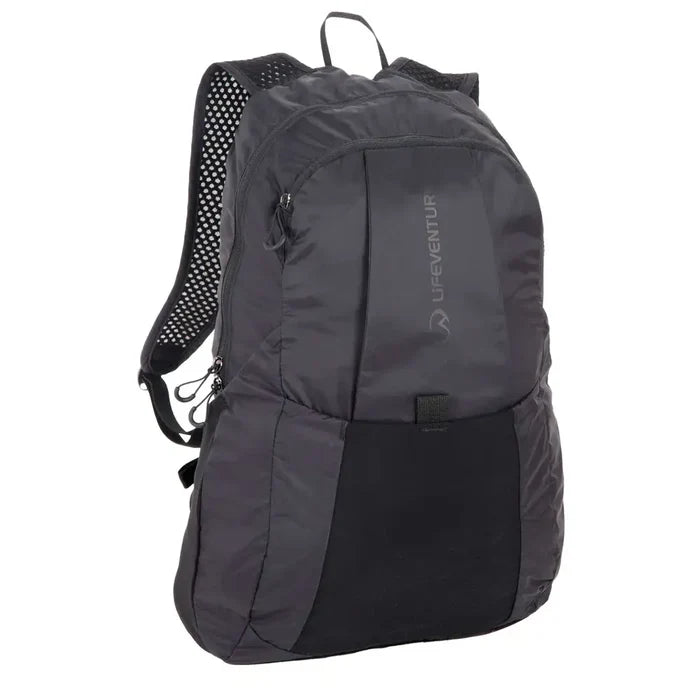 Lifeventure Packable Backpack 25 Litres in black on a white background