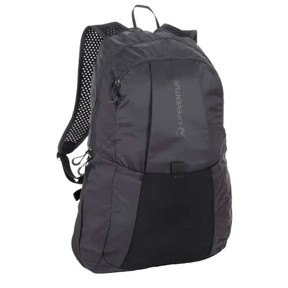 Lifeventure Packable Backpack 25 Litres in black on a white background